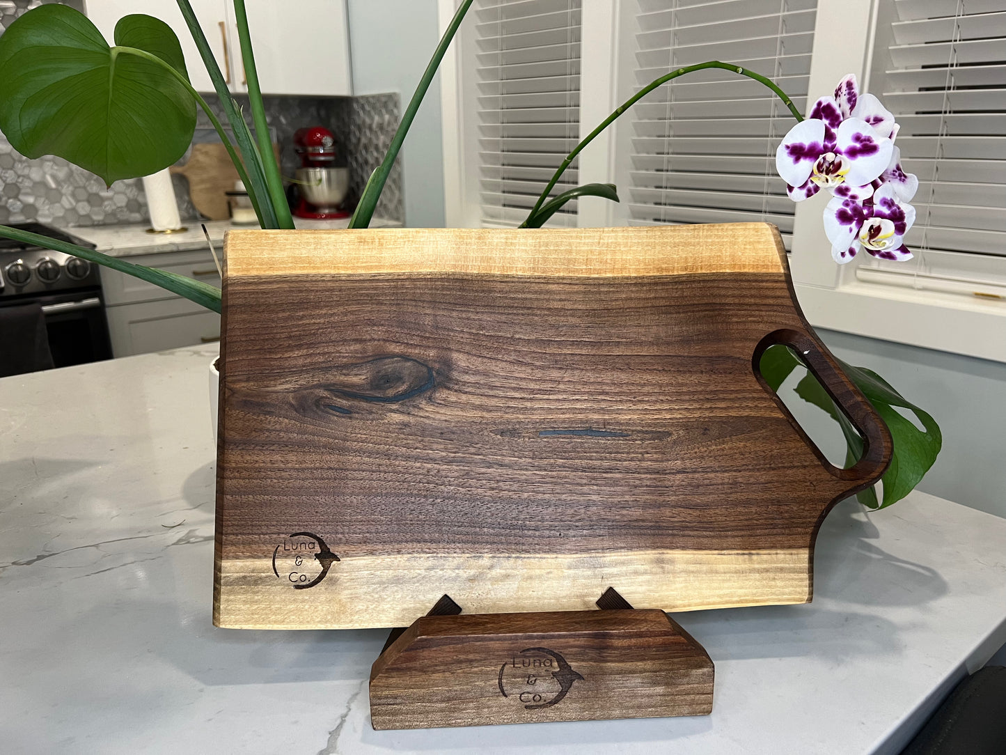 Walnut charcuterie board