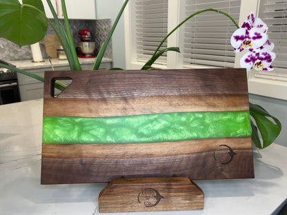 Apple green ice Charcuterie board